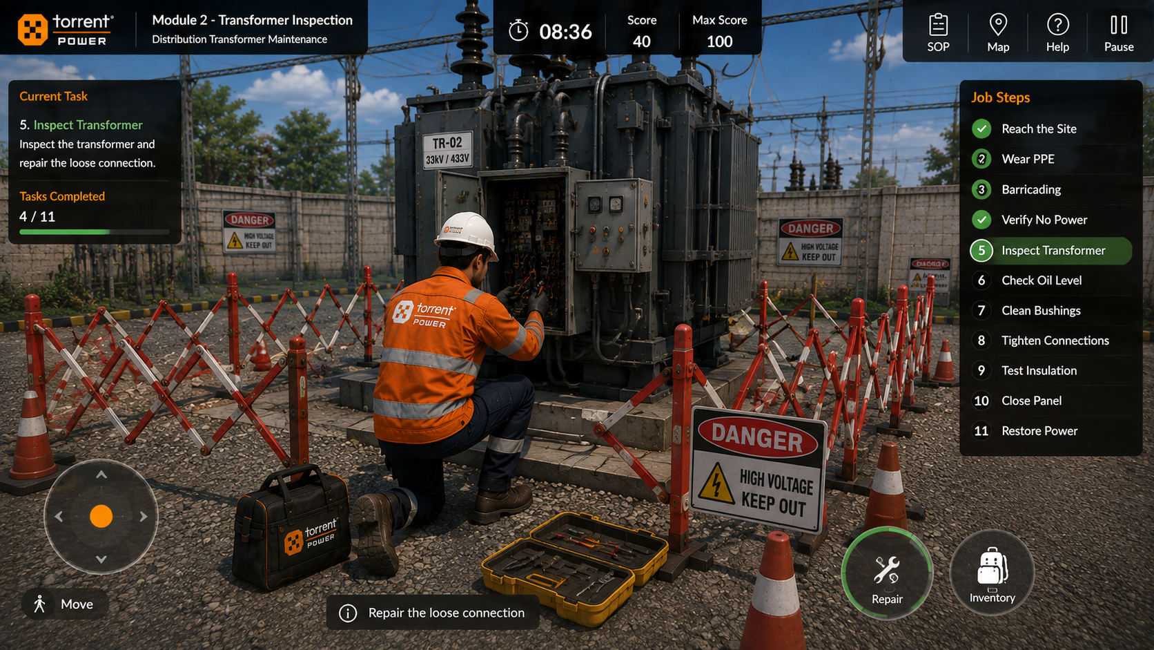 Torrent Power VR Electrical Field Service Training screenshot 3